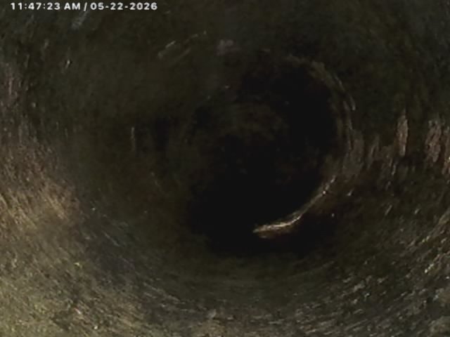 Camera view inside a restored sewer line